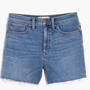 Madewell high rise denim cutoff shorts